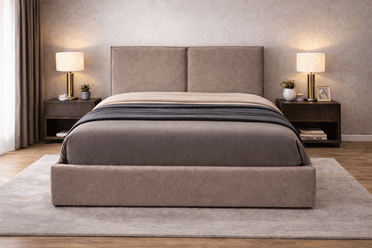 ΚΡΕΒΑΤΙ ΕΠΕΝΔΥΜΕΝΟ ΑΠΟ ΑΔΙΑΒΡΟΧΟ ΚΑΙ ΑΛΕΚΙΑΣΤΟ ΥΦΑΣΜΑ ΜΕ ΕΠΙΛΟΓΗ ΔΙΑΣΤΑΣΕΩΝ "k18" - Image 1