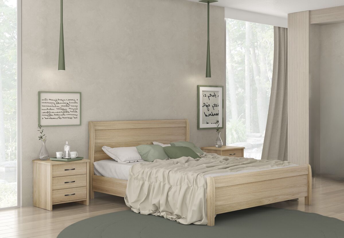myluxurybed-set-1026_λαττε ΚΡΕΒΑΤΙ ΞΥΛΙΝΟ "Νο1026" - Image 1
