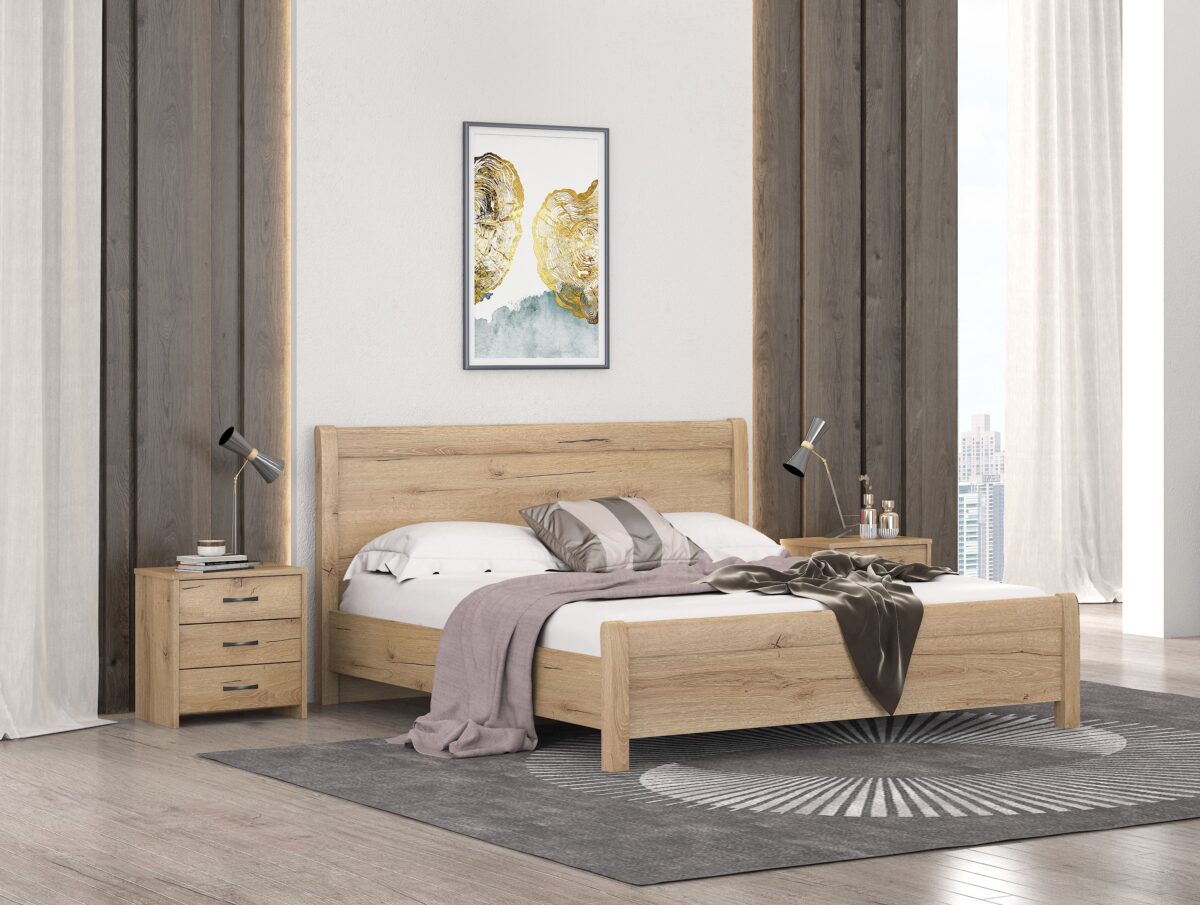 ΚΡΕΒΑΤΙ ΞΥΛΙΝΟ "Νο1026" - Image 4