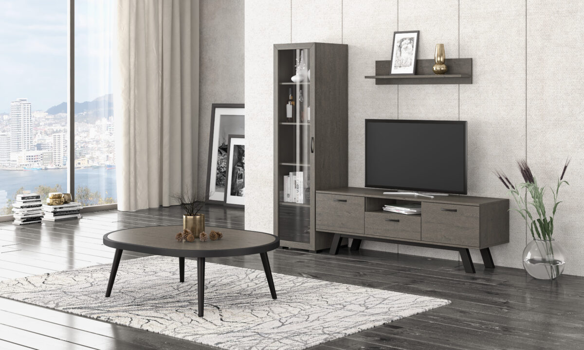 ΣΥΝΘΕΤΟ ΣΑΛΟΝΙΟΥ ΣΕΤ Νο1030 ΜΕ ΜΕΤΑΛΛΙΚΑ ΠΟΔΙΑ - Image 2