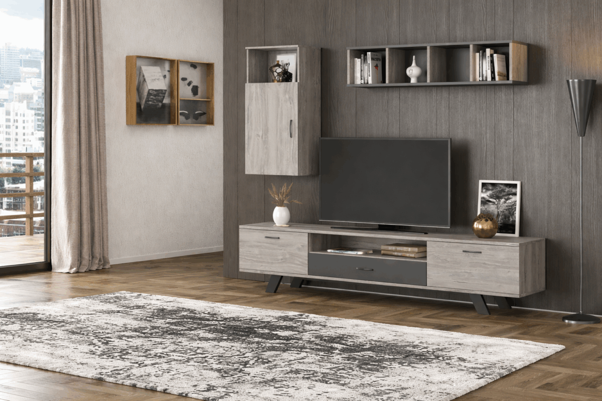 ΣΥΝΘΕΤΟ ΣΑΛΟΝΙΟΥ ΣΕΤ Νο1050 ΜΕ ΜΕΤΑΛΛΙΚΑ ΠΟΔΙΑ - Image 1