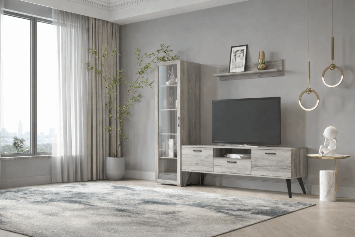 ΣΥΝΘΕΤΟ ΣΑΛΟΝΙΟΥ ΣΕΤ Νο1055 ΜΕ ΜΕΤΑΛΛΙΚΑ ΠΟΔΙΑ - Image 1