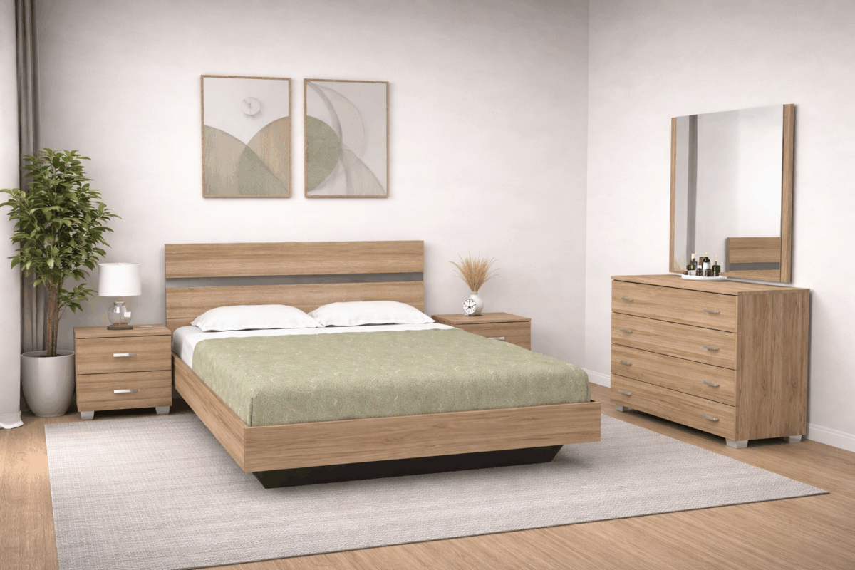 ΣΕΤ ΚΡΕΒΑΤΟΚΑΜΑΡΑΣ NET 3-2 ΚΡΕΒΑΤΟΚΑΜΑΡΑ ΜΕ ΛΑΚΑ "NET-3" - Image 1