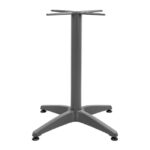 ΒΑΣΗ ΑΛΟΥΜΙΝΙΟΥ 4ΝΥΧΗ 66Χ66X69Υεκ. ΜΕ ΣΤΑΥΡΟ 45x45εκ. LH10.448.04 ΓΚΡΙ - Image 3