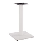 ΒΑΣΗ ΜΕΤΑΛΛΙΚΗ ΛΕΥΚΗ ΜΑΤ 40Χ40Χ72Υεκ. ΜΕ ΡΕΓΟΥΛΑΤΟΡΟΥΣ LH10.421.12