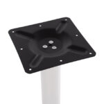 ΒΑΣΗ ΜΕΤΑΛΛΙΚΗ ΛΕΥΚΗ ΜΑΤ 40Χ40Χ72Υεκ. ΜΕ ΡΕΓΟΥΛΑΤΟΡΟΥΣ LH10.421.12 - Image 4