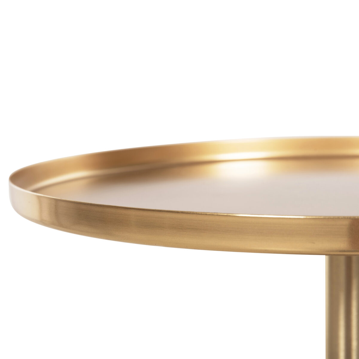 ΒΟΗΘΗΤΙΚΟ ΤΡΑΠΕΖΑΚΙ KAPPUR LH10.9726 ΞΥΛΟ MANGO ΣΕ ΚΑΡΥΔΙ-ΜΕΤΑΛΛΟ ΧΡΥΣΟ Φ38x62Υεκ - Image 5