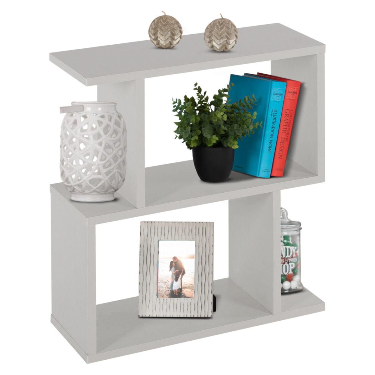 boithitiko-trapezi-me-rafia-melamini-ley ΒΟΗΘΗΤΙΚΟ ΤΡΑΠΕΖΙ ΜΕ ΡΑΦΙΑ AMABELLA ΜΕΛΑΜΙΝΗ ΛΕΥΚΗ LH10.8956.13 45x17x52Yεκ. - Image 1