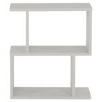 ΒΟΗΘΗΤΙΚΟ ΤΡΑΠΕΖΙ ΜΕ ΡΑΦΙΑ AMABELLA ΜΕΛΑΜΙΝΗ ΛΕΥΚΗ LH10.8956.13 45x17x52Yεκ. - Image 3