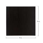 ΕΠΙΦΑΝΕΙΑ ΤΡΑΠΕΖΙΟΥ ΑΠΟ MDF 70Χ70 εκ. ΜΑΥΡΗ LH10.8438.02 - Image 2
