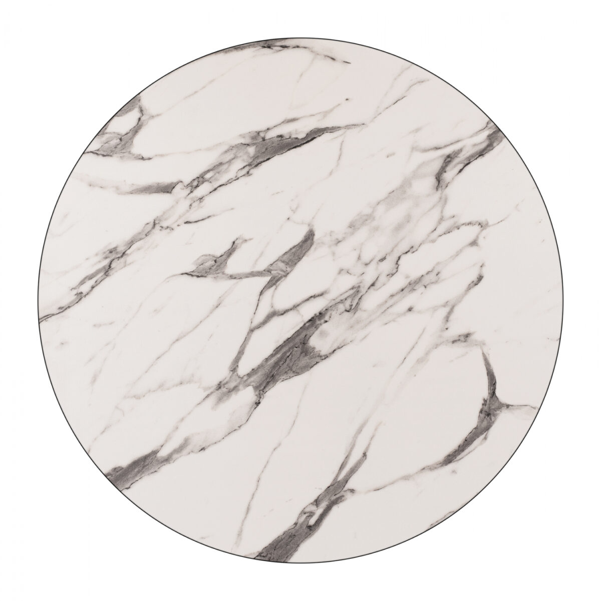 epifaneia-trapezioy-hpl-fb9584111-marble ΕΠΙΦΑΝΕΙΑ ΤΡΑΠΕΖΙΟΥ HPL LH10.5841.11 MARBLE WHITE-GREY Φ60 εκ. ΠΑΧΟΥΣ 12mm. - Image 1