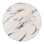 ΕΠΙΦΑΝΕΙΑ ΤΡΑΠΕΖΙΟΥ HPL LH10.5841.11 MARBLE WHITE-GREY Φ60 εκ. ΠΑΧΟΥΣ 12mm.