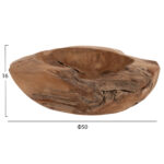 ΕΠΙΤΡΑΠΕΖΙΟ ΔΙΑΚΟΣΜΗΤΙΚΟ ΜΠΟΛ YOKI LH10.9629 ΞΥΛΟ ΤΕΑΚ Φ50x16Y εκ. - Image 2