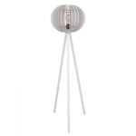 ΦΩΤΙΣΤΙΚΟ ΔΑΠΕΔΟΥ ΞΥΛΙΝΟ ΜΕ ΛΕΥΚΟ ΚΑΠΕΛΟ ΑΠΟ MDF LH10.7375.01 Φ36x145Υ εκ.