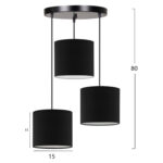 ΦΩΤΙΣΤΙΚΟ ΟΡΟΦΗΣ LH10.7622.02 ΜΑΥΡΟ - Image 2