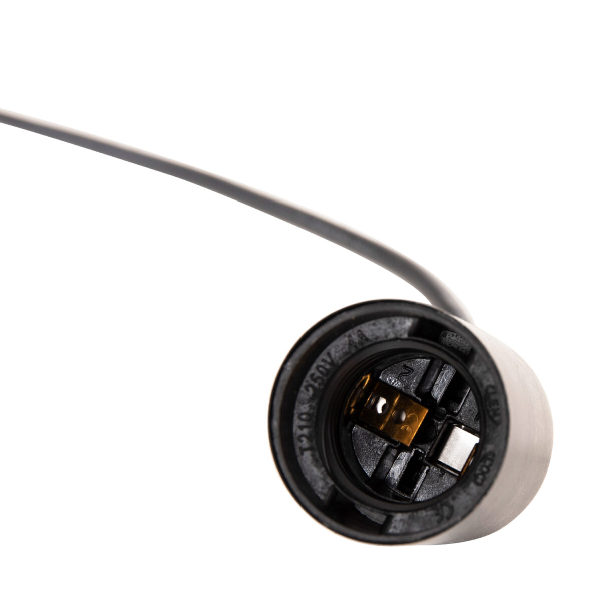 ΦΩΤΙΣΤΙΚΟ ΟΡΟΦΗΣ ΚΡΕΜΑΣΤΟ 8-ΦΩΤΟ LH10.4176 ΜΑΥΡΟ ΜΕΤΑΛΛΙΚΟ-ΜΑΥΡΑ ΚΑΛΩΔΙΑ Φ100x180Υ - Image 5