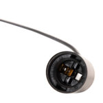 ΦΩΤΙΣΤΙΚΟ ΟΡΟΦΗΣ ΚΡΕΜΑΣΤΟ 8-ΦΩΤΟ LH10.4176 ΜΑΥΡΟ ΜΕΤΑΛΛΙΚΟ-ΜΑΥΡΑ ΚΑΛΩΔΙΑ Φ100x180Υ - Image 5