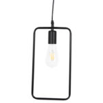 ΦΩΤΙΣΤΙΚΟ ΟΡΟΦΗΣ ΚΡΕΜΑΣΤΟ LH10.4097 ΜΑΥΡΟ ΜΕΤΑΛΛΙΚΟ ΟΡΘΟΓΩΝΙΟ 17,5x133Υεκ. - Image 3