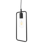 ΦΩΤΙΣΤΙΚΟ ΟΡΟΦΗΣ ΚΡΕΜΑΣΤΟ LH10.4097 ΜΑΥΡΟ ΜΕΤΑΛΛΙΚΟ ΟΡΘΟΓΩΝΙΟ 17,5x133Υεκ. - Image 4