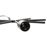 ΦΩΤΙΣΤΙΚΟ ΟΡΟΦΗΣ ΚΡΕΜΑΣΤΟ LH10.4098 ΜΑΥΡΟ ΜΕΤΑΛΛΟ ΑΣΤΕΡΙ 34x40x106Υεκ. - Image 5