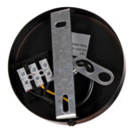 ΦΩΤΙΣΤΙΚΟ ΟΡΟΦΗΣ ΚΡΕΜΑΣΤΟ LH10.4112 ΜΑΥΡΟ ΜΕΤΑΛΛΟ Φ30x126Υεκ - Image 5