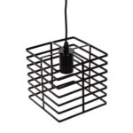 ΦΩΤΙΣΤΙΚΟ ΟΡΟΦΗΣ ΚΡΕΜΑΣΤΟ LH10.4131 ΜΑΥΡΟ ΜΕΤΑΛΛΙΚΟ ΚΑΠΕΛΟ 16x16x124Υεκ. - Image 4