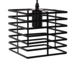 ΦΩΤΙΣΤΙΚΟ ΟΡΟΦΗΣ ΚΡΕΜΑΣΤΟ LH10.4131 ΜΑΥΡΟ ΜΕΤΑΛΛΙΚΟ ΚΑΠΕΛΟ 16x16x124Υεκ. - Image 5