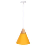 ΦΩΤΙΣΤΙΚΟ ΟΡΟΦΗΣ ΚΡΕΜΑΣΤΟ LH10.4151 ΚΙΤΡΙΝΟ ΜΕΤΑΛΛΙΚΟ ΚΑΠΕΛΟ Φ21,5x115Υ εκ.