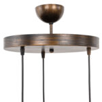 ΦΩΤΙΣΤΙΚΟ ΟΡΟΦΗΣ ΤΡΙΦΩΤΟ LH10.7948.05 ΜΠΕΖ ΜΠΡΟΝΖΕ Φ30x70Yεκ. - Image 4