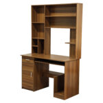 ΓΡΑΦΕΙΟ ΜΕ ΒΙΒΛΙΟΘΗΚΗ-ΡΑΦΙΕΡΑ STATUS ΚΑΡΥΔΙ LH10.2032.04 120x55x182 εκ. - Image 4