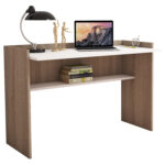 ΓΡΑΦΕΙΟ ΜΕΛΑΜΙΝΗΣ SONAMA ΛΕΥΚΟ 118x58x80Υεκ.LH10.9227.12