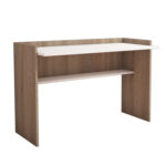 ΓΡΑΦΕΙΟ ΜΕΛΑΜΙΝΗΣ SONAMA ΛΕΥΚΟ 118x58x80Υεκ.LH10.9227.12 - Image 4