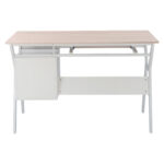 ΓΡΑΦΕΙΟ VITINO LH10.2130.01 ΜΕΛΑΜΙΝΗ-ΜΕΤΑΛΛΟ ΣΕ SONAMA-ΛΕΥΚΟ 120X60X76εκ. - Image 4