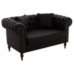ΚΑΝΑΠΕΣ 2ΘΕΣΙΟΣ Τ. CHESTERFIELD CIELLE ΣΕ ΧΡΩΜΑ ΚΑΦΕ LH10.3184.03 152x85x80 εκ.