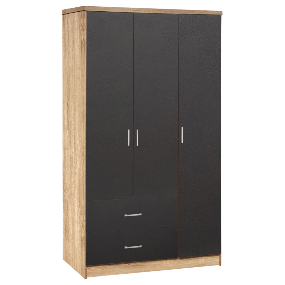 ΝΤΟΥΛΑΠΑ 3ΦΥΛΛΗ ME 2 ΣΥΡΤΑΡΙΑ CAESAR LH10.340.04 SONAMA ΜΕ ΓΚΡΙ 89x42,5Χ181εκ. - Image 1