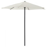 ΟΜΠΡΕΛΑ ΑΛΟΥΜΙΝΙΟΥ Φ250x236 εκ.ΜΕ 6 ΑΚΤΙΝΕΣ KACEN LH10.6030.02 ΕΚΡΟΥ ΓΚΡΙ - Image 3