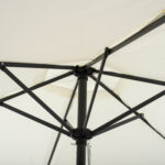 ΟΜΠΡΕΛΑ ΑΛΟΥΜΙΝΙΟΥ Φ250x236 εκ.ΜΕ 6 ΑΚΤΙΝΕΣ KACEN LH10.6030.02 ΕΚΡΟΥ ΓΚΡΙ - Image 5