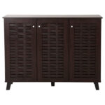 ΠΑΠΟΥΤΣΟΘΗΚΗ-ΝΤΟΥΛΑΠΙ PRODY LH10.9610.01 ΜΕΛΑΜΙΝΗ WENGE 3 ΠΟΡΤΕΣ 115x34x89Υεκ. - Image 3