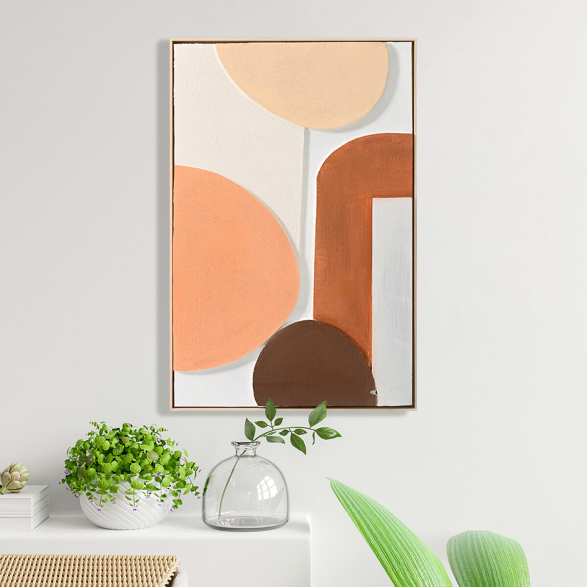 ΠΙΝΑΚΑΣ ΤΟΙΧΟΥ 3D FLUO LH10.4543.01 ΜΕ ΚΟΡΝΙΖΑ ΜΠΕΖ-ΧΕΙΡΟΠΟΙΗΤΑ ΣΧΕΔΙΑ 60x4,5Χ90Υεκ. - Image 3