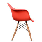 ΠΟΛΥΘΡΟΝΑ ΜΕ ΞΥΛΙΝΑ ΠΟΔΙΑ & ΚΑΘΙΣΜΑ ΚΟΚΚΙΝΟ MIRTO LH10.005.04 64x60x81 εκ. - Image 4