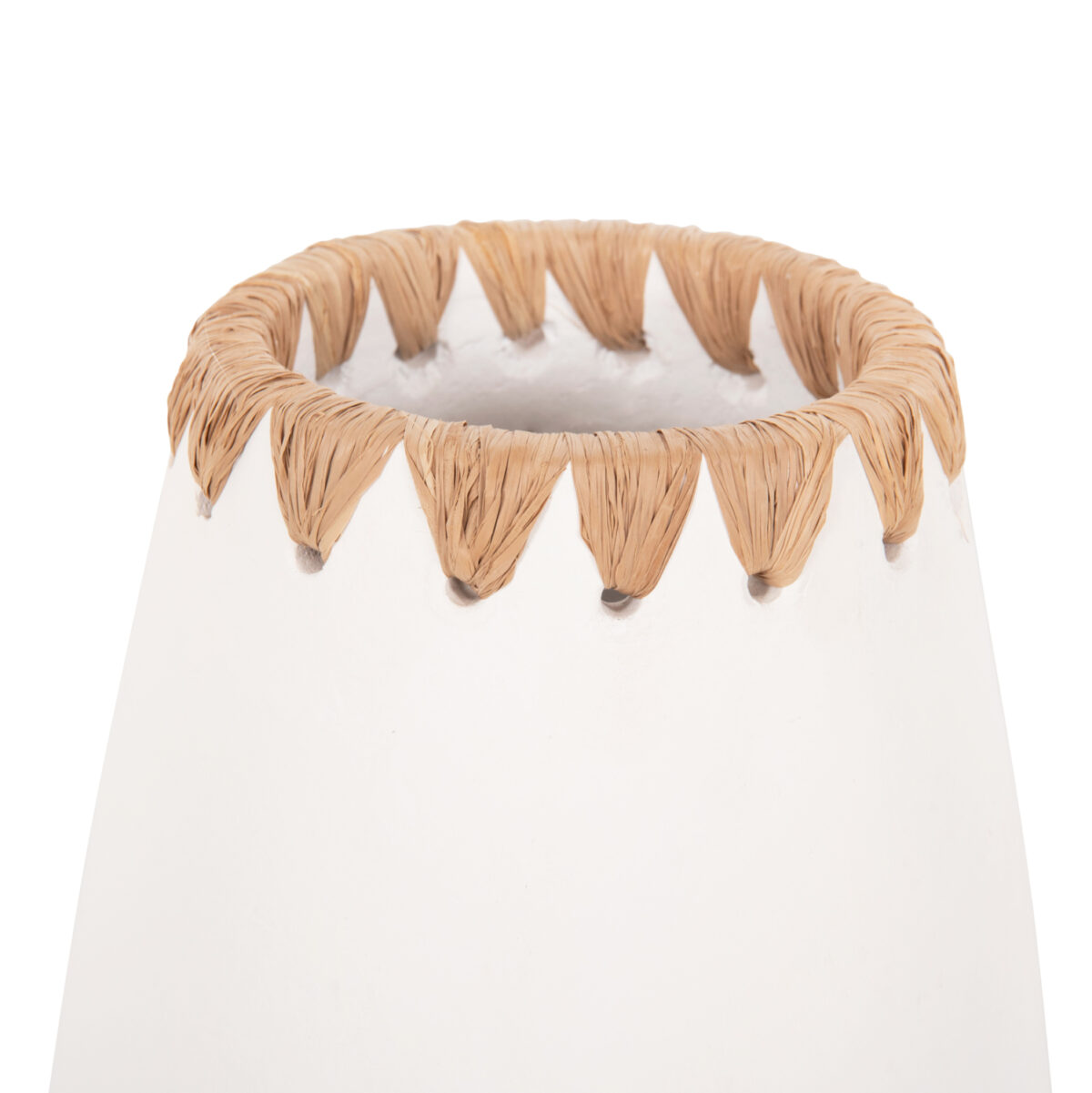 ΣΕΤ 3ΤΜΧ ΔΙΑΚΟΣΜΗΤΙΚΑ ΒΑΖΑ LH10.4373 ΤΕΡΑΚΟΤΑ ΣΕ ΛΕΥΚΟ ΜΕ ΠΛΕΞΗ ΨΑΘΑΣ ΣΤΟ ΣΤΟΜΙΟ - Image 3