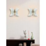 ΣΕΤ ΑΠΛΙΚΕΣ ΤΟΙΧΟΥ 2ΤΜΧ ΞΥΛΙΝΕΣ ΑΠΟ MDF ΛΕΥΚΟ LH10.7380.01 28x20x20Υ εκ. - Image 2