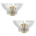 ΣΕΤ ΑΠΛΙΚΕΣ ΤΟΙΧΟΥ 2ΤΜΧ ΞΥΛΙΝΕΣ ΑΠΟ MDF ΛΕΥΚΟ LH10.7382.01 32x22x19Υ εκ.