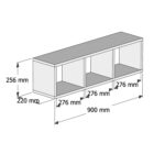 ΣΕΤ ΓΡΑΦΕΙΟΥ 2ΤΜΧ LH10.11775.11 ΛΕΥΚH ΜΕΛΑΜΙΝΗ - Image 4