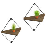 ΣΕΤ ΡΑΦΙΑ ΤΟΙΧΟΥ EVERLEIGH LH10.8951.11 ΜΕΤΑΛΛΟ ΜΑΥΡΟ-ΜΕΛΑΜΙΝΗ ΦΥΣΙΚΟ 22x13x30Υεκ.