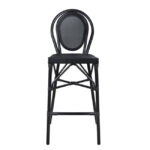 ΣΚΑΜΠΟ ΑΛΟΥΜΙΝΙΟΥ AZARIA LH10.5060 BAMBOO LOOK ΜΑΥΡΟ ΜΕ TEXTLINE 44x52x115Υεκ. - Image 2