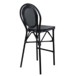 ΣΚΑΜΠΟ ΑΛΟΥΜΙΝΙΟΥ AZARIA LH10.5060 BAMBOO LOOK ΜΑΥΡΟ ΜΕ TEXTLINE 44x52x115Υεκ. - Image 4