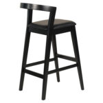 ΣΚΑΜΠΟ ΜΠΑΡ NAMI LH10.9952.02 RUBBERWOOD & PU-ΜΑΥΡΟ 47,5x59x102,5Υεκ. - Image 4