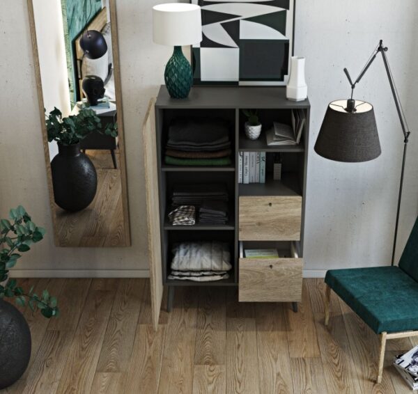 ROK ΣΥΡΤΑΡΙΕΡΑ Cashmere grey rustic oak 3