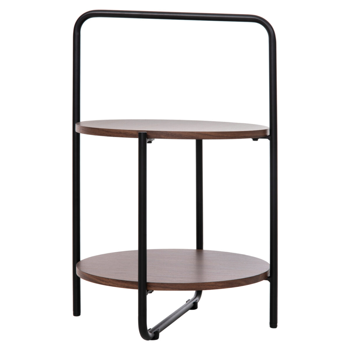 ΒΟΗΘΗΤΙΚΟ ΤΡΑΠΕΖΙ SYLO LH10.9618.02 MDF ΣΕ ΚΑΡΥΔΙ-ΜΑΥΡΟ ΜΕΤΑΛΛΟ Φ44x66Υεκ. - Image 3